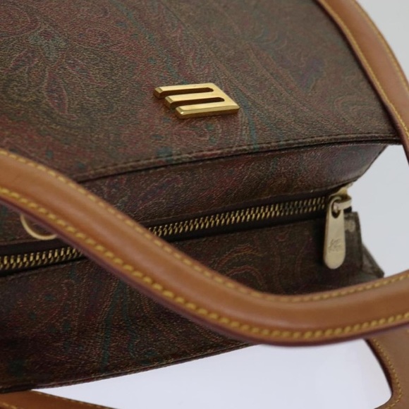 Elegant Brown Paisley ETRO two way unique bag - Picture 8 of 15